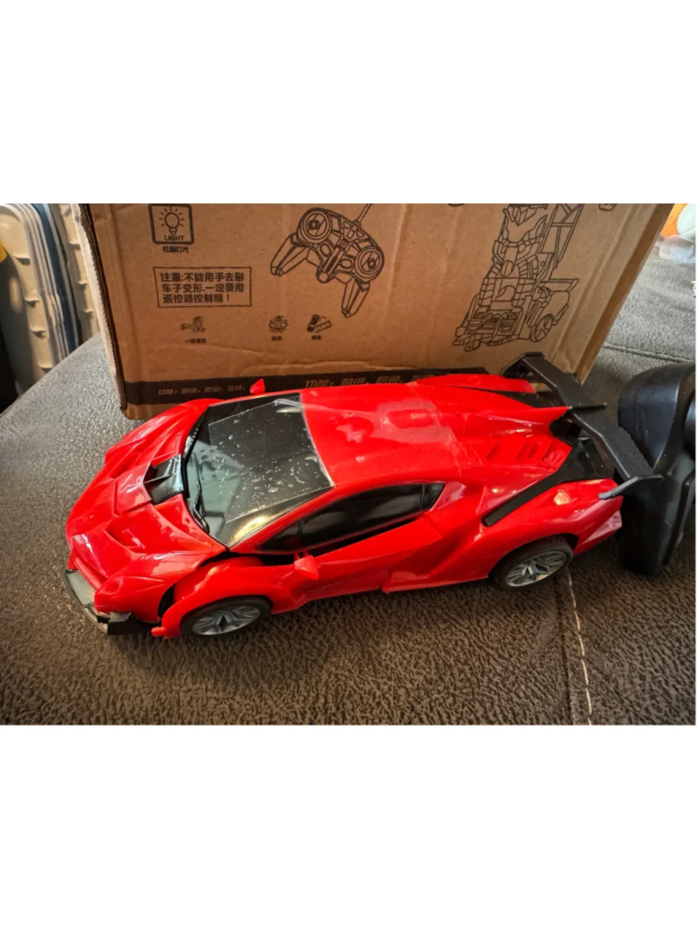 Boys Remote Control Transforming Car